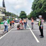 Pita Kejut di Jalan Raya Kalitengah Pandaan Akhirnya Ditinggikan untuk Cegah Balap Liar