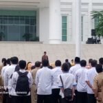 Pasca Dilantik, Wabup Pasuruan H.Shobih Asrori Pimpin Apel Pagi Perdana di Depan Kantor Bupati Pasuruan