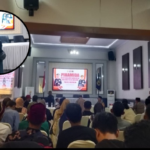 Detik detik Jelang Lebaran, Polres Pasuruan Gelar Piramida dan Bagikan Bingkisan pada Insan Pers