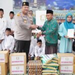 Kapolres Pasuruan Berikan Bantuan kepada Anak Yatim di Yayasan Al-Muttaqin