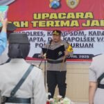 Serah Terima Jabatan Wakapolres hingga Kapolsek Winongan Digelar di Mapolres Pasuruan