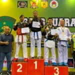 Anggota Polres Kediri Kota Raih Prestasi di Kejuaraan Karate Piala Danbrigif 16 Wira Yuda 2025