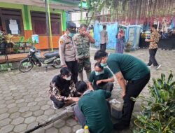 Meningkatnya Wabah DBD, Polsek Lumbang Bergerak Cepat Fogging Desa Cukurguling
