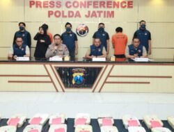 Berhasil Gagalkan Penyelundupan Sabu 21 Kg Jaringan Internasional, Polda Jatim Selamatkan 100 Ribu Jiwa