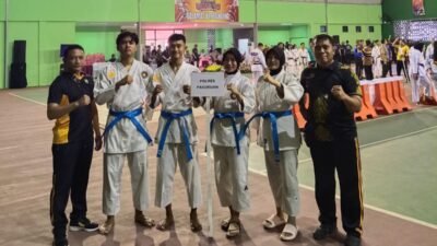 Tarung Prestasi! Atlet Terbaik Polres Pasuruan Diturunkan di Ajang Beladiri Polri Jatim