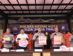 Berantas Narkoba Polres Kediri Kota Berhasil Amankan Puluhan Tersangka