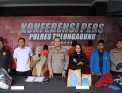 Polres Tulungagung Berhasil Amankan 5 Tersangka Predator Anak Ketua PC PMII Beri Apresiasi