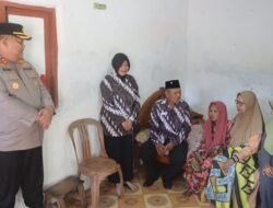 Momen Hari Bhayangkara, Kapolres Pasuruan Anjangsana ke Aiptu Agus yang Sakit