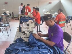 Lapas Tulungagung Bekali Warga Binaan Keterampilan Konveksi, Produksi Ratusan Celemek untuk Program Makanan Bergizi Gratis