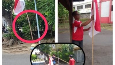 Inikah Contoh Nasionalisme Anggota Dewan? Bendera Sakti Cuma Berkibar di Tiang Sambungan