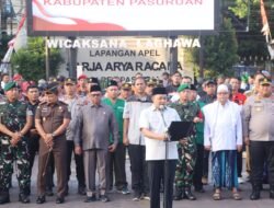 Apel Kebangsaan Dan Do’a Bersama, Kapolres: “Keamanan adalah Tanggung Jawab Kita Bersama”