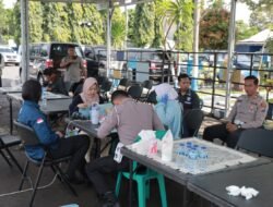 Sambut Hari Lalu Lintas Bhayangkara ke -70 Polres Jember Gelar Baktikes Gratis