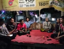 Cegah Hoax dan Kriminal, Kapolsek Rembang Galakkan Kembali Siskamling