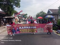 Karnaval Kirab Budaya Meriahkan HUT RI ke-80 dan HUT Kabupaten Pasuruan ke-1096 di Desa Oro-Oro Ombo Wetan