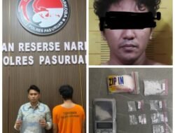 Polres Pasuruan Tangkap Pengedar Sabu di Gempol, Amankan 8 Poket Siap Edar