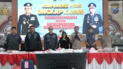 Polresta Sidoarjo Berhasil Gagalkan Penyelundupan 8,2 Kilogram Sabu