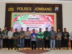 Polres Jombang Launching Aplikasi E-Pelayanan Masyarakat dan WhatsApp Center ‘Lapor Pak Kapolsek