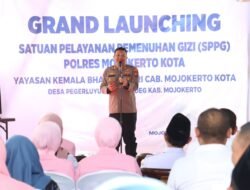 Kapolres Mojokerto Kota Resmikan SPPG Dukung Penuh Program Makan Bergizi Gratis