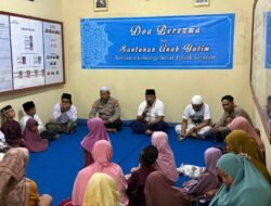 Kapolsek Kejayan Perkenalkan Diri lewat Doa Bersama dan Santuni 16 Anak Yatim