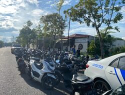 Patroli Gabungan Polres Sumenep Cegah Balap Liar 42 motor Tidak Sesuai Spektek Diamankan