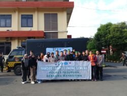 Dalam Lembaran Abu, Polres Pasuruan bersama Aliansi Mahasiswa Tulis Aksi Nyata untuk Semeru