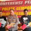 TERUNGKAP: Lima Pelaku “Geng Malam” Beraksi di Gempol Dibekuk Polisi, Ratusan Juta Rupiah dan Puluhan Gram Emas Berhasil Disita