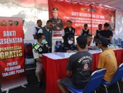 Polres Pelabuhan Tanjungperak Cek Kesehatan Gratis Pengemudi Angkutan Umum dan Ojol