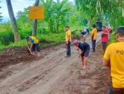 Polsek Winongan dan Warga Bersinergi Pulihkan Akses Jalan Pascabanjir di Prodo