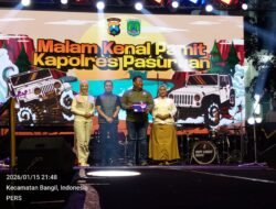 Malam Kenal Pamit menjadi Penghormatan Akhir Rangkaian Sertijab Kapolres Pasuruan