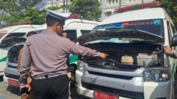 Lewat Program SATU, Satlantas Polres Pasuruan Periksa Kelaikan Ambulans Puskesmas