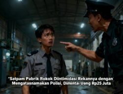 Satpam Pabrik Rokok Diintimidasi Rekannya dengan Mengatasnamakan Polisi, Dimintai Uang Rp25 Juta