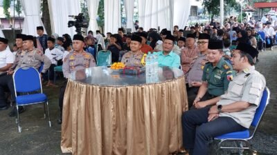 Ratusan Warga dan Anak Yatim Hadiri Purwodadi Bersholawat Bareng Kapolres Pasuruan