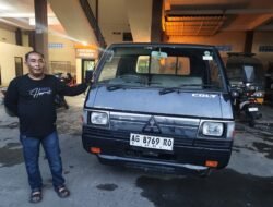 ‎Dilacak Melalui GPS, Reskrim Polsek Purwosari Amankan Mobil Curian L300 di Sampang