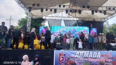 Haru di Pasuruan: Ulang Tahun M. Romli dan Santunan 60 Yatim Warnai Halal Bihalal Akbar Sakera Bersatu