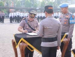 Kapolres Pasuruan Pimpin Sertijab Pejabat Utama dan Kapolsek: Tingkatkan Pelayanan Publik yang Humanis dan Responsif