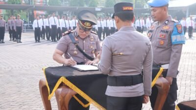Kapolres Pasuruan Pimpin Sertijab Pejabat Utama dan Kapolsek: Tingkatkan Pelayanan Publik yang Humanis dan Responsif