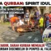 19 Hewan Disembelih di Ponpes Al Falah Gragal Beji, Santri Rembang Bersatu dalam Spirit Idul Adha