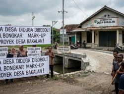 Dana Desa Diduga Dibobol, Warga Desak APH Bongkar Mark Up Proyek di Desa Bakalan Purwosari