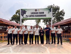 Kunjungan Kakanwil Ditjenpas Jawa Barat ke Lapas Karawang: Ketahanan Pangan Tumbuh dari Lahan Idle