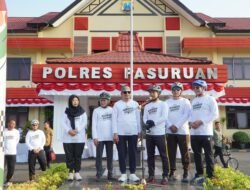 Gowes Sehat Ulama dan Umaroh Meriahkan HUT Bhayangkara ke-80 di Pasuruan