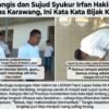 ‎Tangis dan Sujud Syukur Irfan Hakim di Lapas Karawang, Ini Kata Kata Bijak Kalapas