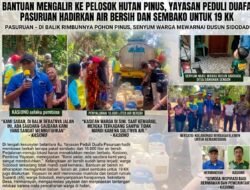 ‎Bantuan Mengalir ke Pelosok Desa di Kecamatan Purwodadi, Yayasan Peduli Duafa Pasuruan Hadirkan Air Bersih dan Sembako
