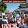 ‎Ribuan Jiwa Bergema di Karangrejo: Sedekah Bumi, Syukur yang Menari dan Berkah yang Diperebutkan ‎