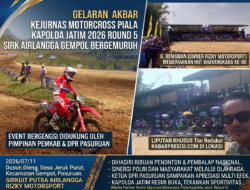 Piala Kapolda Jatim Kejurnas Motocross 2026 Round 5 Resmi Dibuka, Sirkuit Putra Airlangga Gempol Bergemuruh