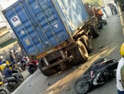 Kecelakaan Maut di Pandaan: Truk Kontainer Gilas 5 Motor, 3 Tewas di Tempat