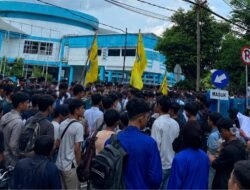 Aksi di Kantor Dishub Kaltim, PMII Universitas Mulawarman Soroti Dugaan Buruknya Pelayanan ASDP Balikpapan