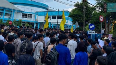 Aksi di Kantor Dishub Kaltim, PMII Universitas Mulawarman Soroti Dugaan Buruknya Pelayanan ASDP Balikpapan