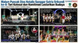 ‎Malam Puncak Dies Natalis Sanggar Satria Srikandi ke-8: Tari Kolosal dan Komitmen Lestarikan Budaya