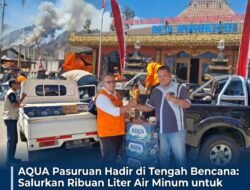 ‎AQUA Pasuruan Hadir di Tengah Bencana, Salurkan Bantuan Logistik untuk Pemadaman Kebakaran Bromo