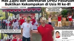 ‎Kemerdekaan yang Meriah: Mas Zaini dan Sekretariat DPRD Pasuruan Buktikan Kekompakan di Usia RI ke-81